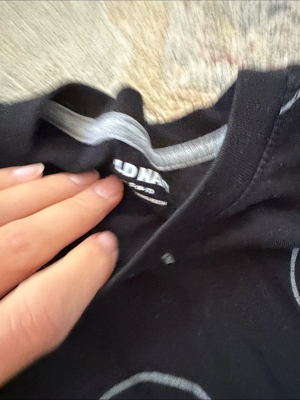 Old Navy Black Smiley Face Long Sleeve Tee